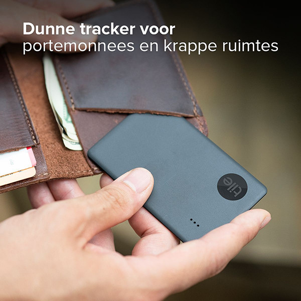 Tile Slim 2022 Bluetooth tracker Zwart 1 stuk Tile 123led